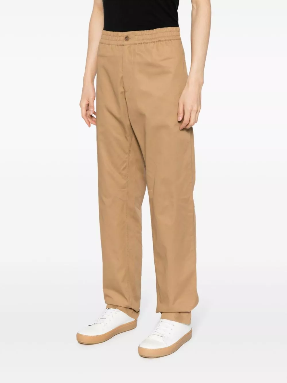 Affordable Maison Kitsune mid-rise straight-leg trousers Men 0123