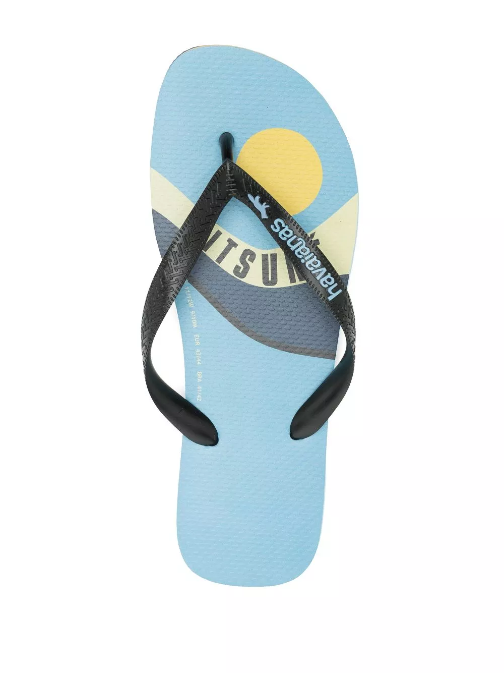 Affordable Maison Kitsune x Havaianas logo-embossed flip flops Men 0127