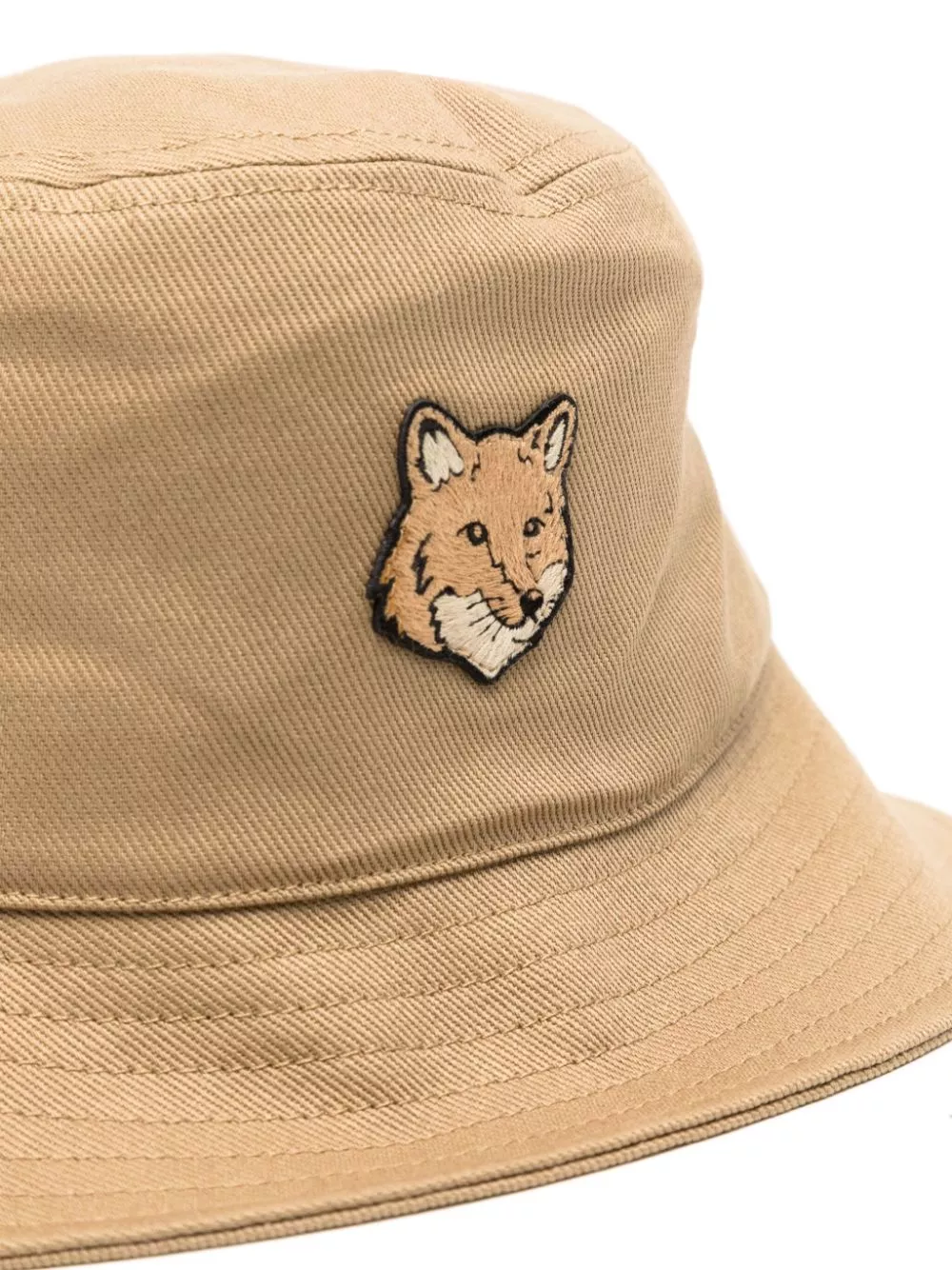 Affordable Maison Kitsune Bold Fox Head bucket hat Women 0129