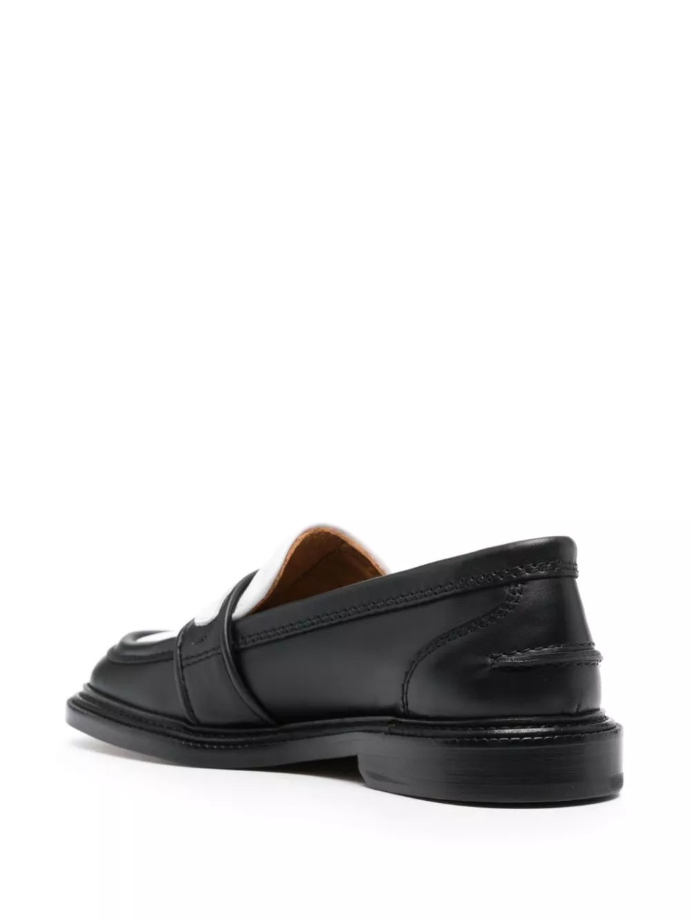 Cheap Maison Kitsune 25mm panelled leather loafers Women 0128