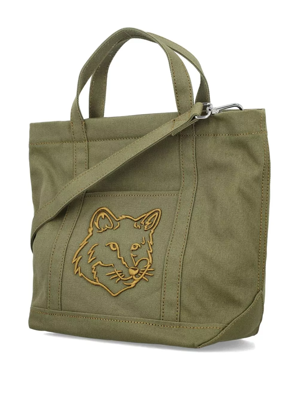 Affordable Maison Kitsune small Fox Head tote bag Women 0131