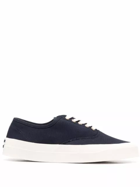 Affordable Maison Kitsune low-top canvas sneakers Men 0119