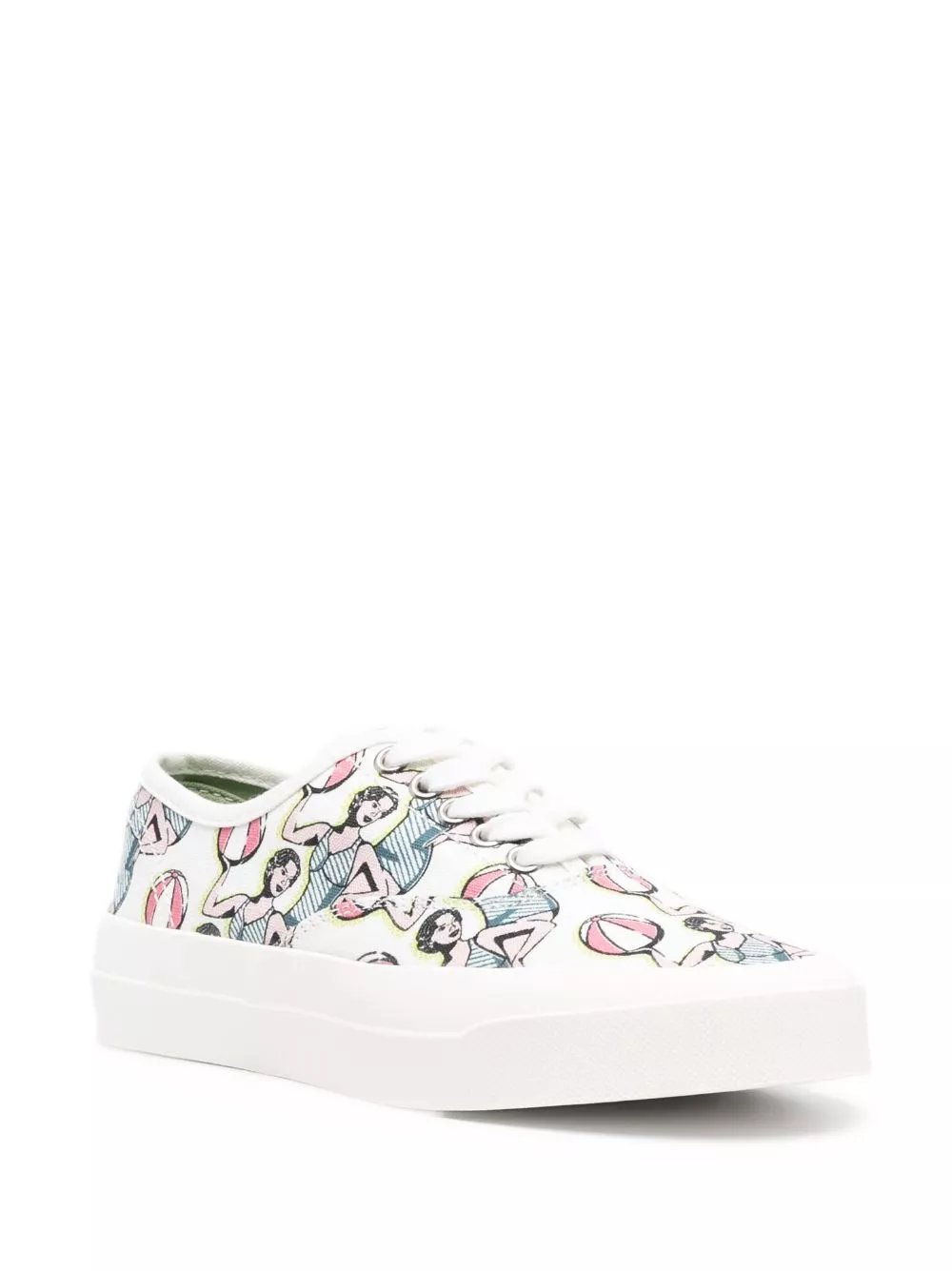 Affordable Maison Kitsune x Hotel Olympia Dancing Girls sneakers Women 0118