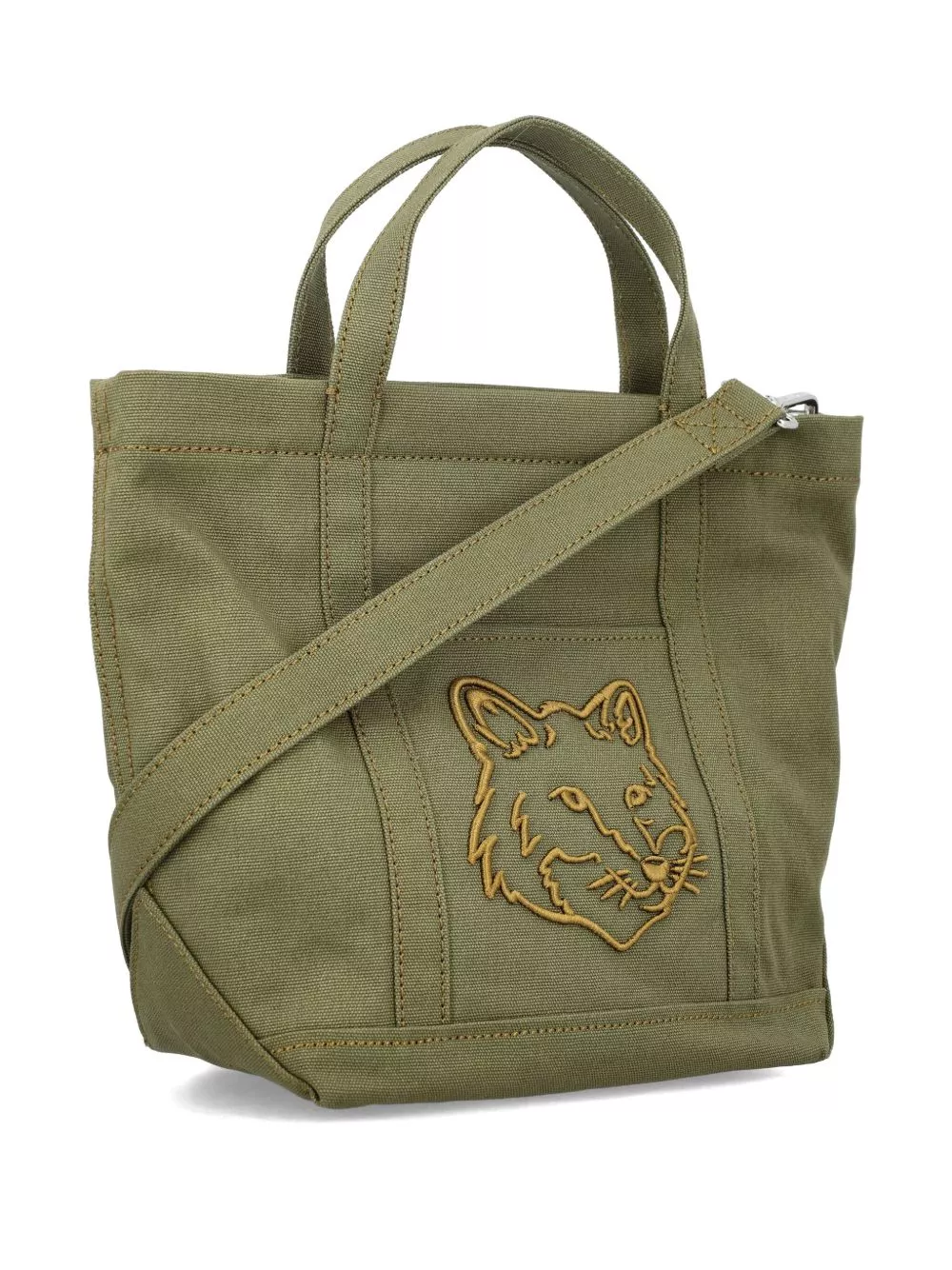 Affordable Maison Kitsune small Fox Head tote bag Women 0131