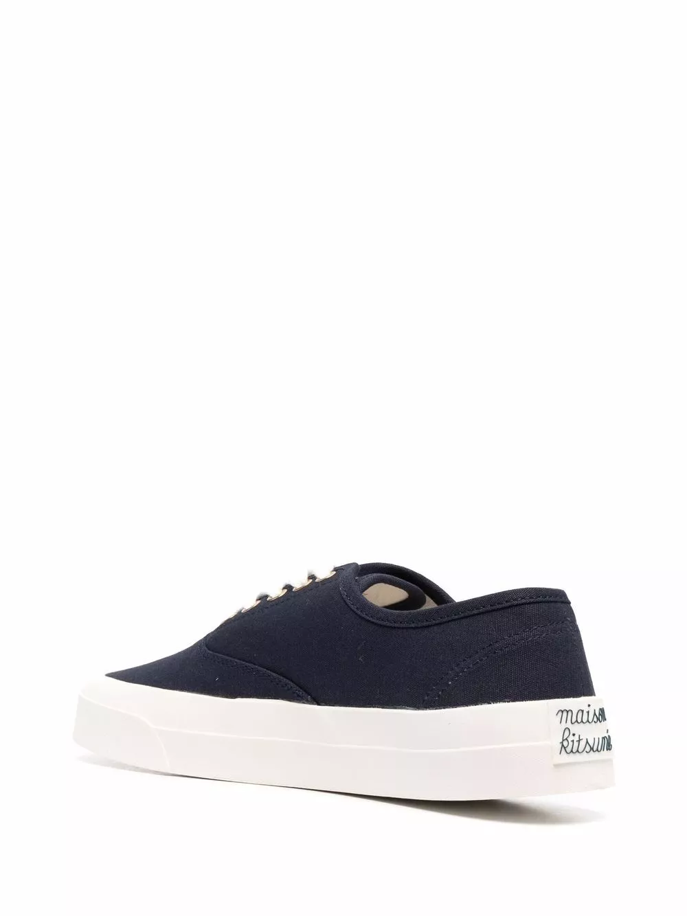 Affordable Maison Kitsune low-top canvas sneakers Men 0119