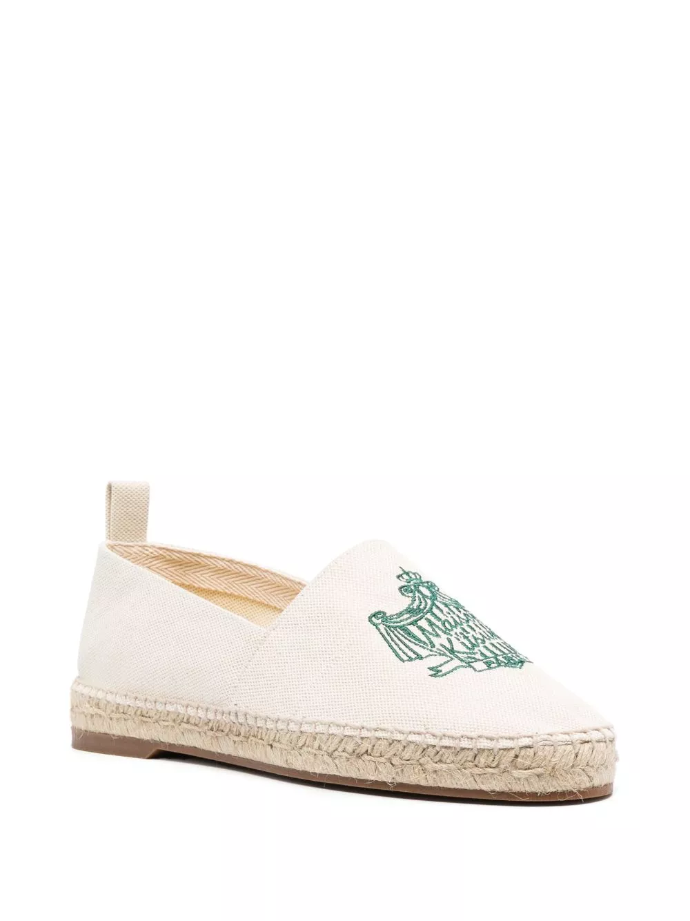 Affordable Maison Kitsune embroidered-logo espadrilles Men 0127