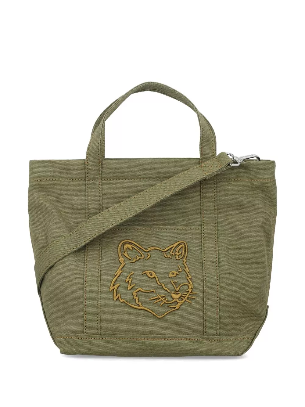 Affordable Maison Kitsune small Fox Head tote bag Women 0131