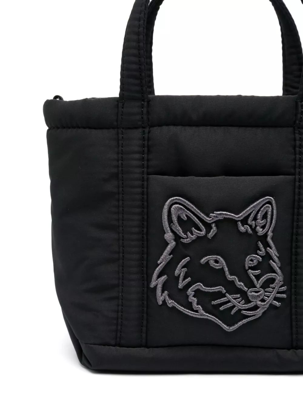 Affordable Maison Kitsune mini Fox Head tote bag Women 0131