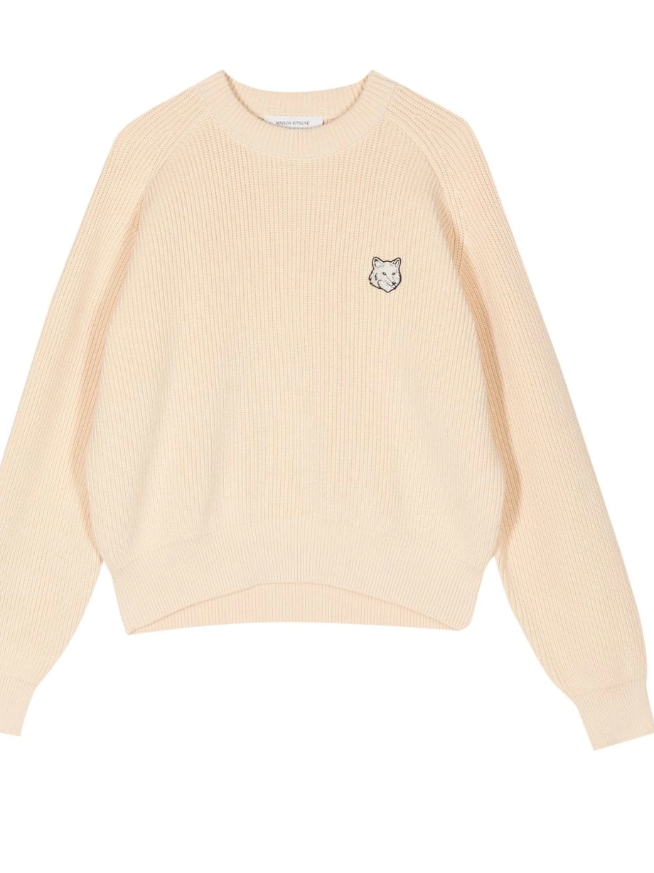 Cheap Women Maison Kitsune Bold Fox-applique jumper 0217