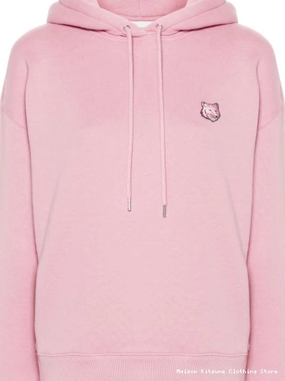 Cheap fox-motif hoodie Maison cotton Kitsune Women 0210