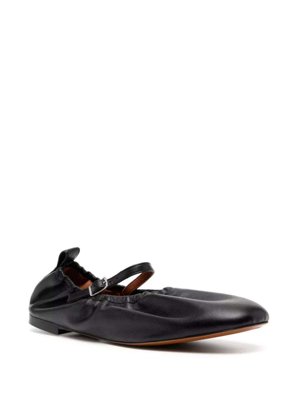 Cheap Maison Kitsune leather flat ballerina shoes Women 0202