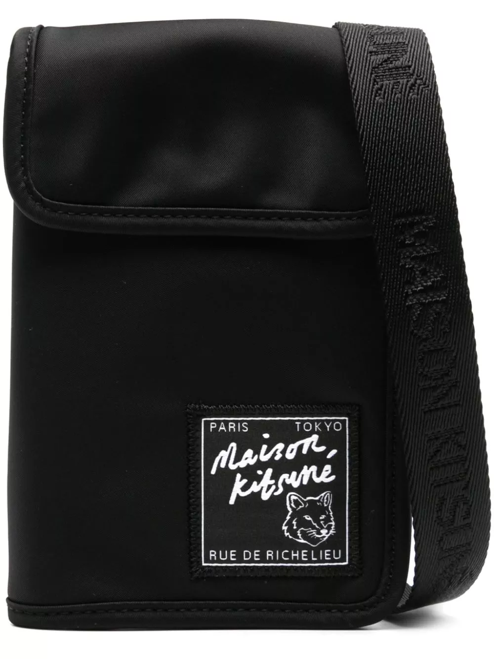 Affordable Maison Kitsune The Traveller bi-fold neck bag Men 0201