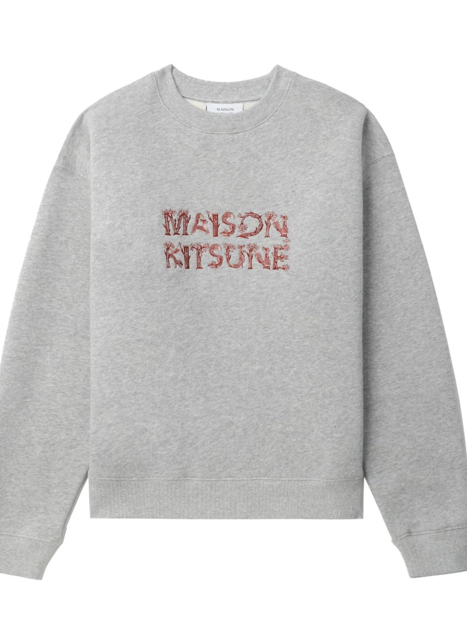 Affordable Kitsune sweatshirt Maison embroidered-logo Women 0218