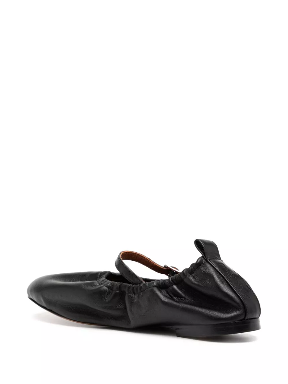 Cheap Maison Kitsune leather flat ballerina shoes Women 0202